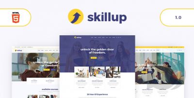 Skillup – образовательный HTML5 шаблон