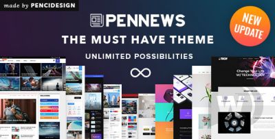 PenNews v6.6.1 NULLED - универсальный шаблон WordPress