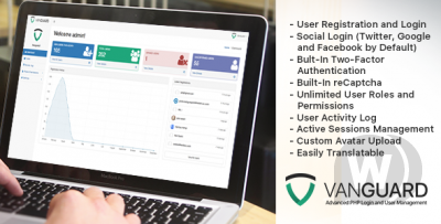 Vanguard v6.0.0 - авторизация и управление пользователями