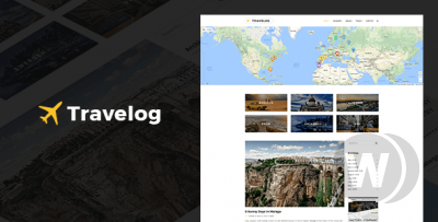 Travelog v2.4 - шаблон WordPress для путешественников