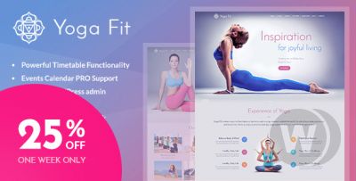 Yoga Fit v1.2.4 – спортивный шаблон WordPress