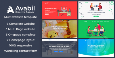 Avabil – HTML шаблон агенства