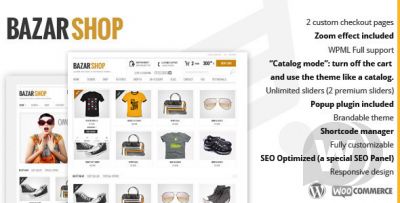 Bazar Shop v3.13.0 - тема многоцелевого интернет магазина WordPress