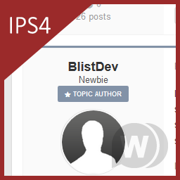 Highlight Topic Author 1.0.8 - автор темы IPS 4.x