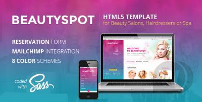 BeautySpot - HTML шаблон для салона красоты