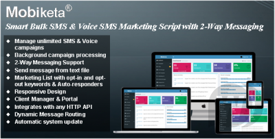 Mobiketa v4.0 - скрипт SMS маркетинга