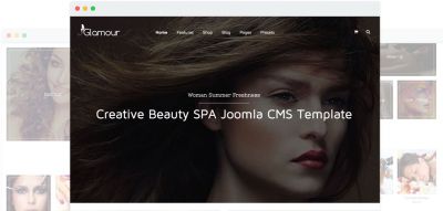 JS Glamour v1.8 - шаблон интернет магазина косметики Joomla