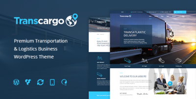 Transcargo v2.6 - тема WordPress для логистических компаний