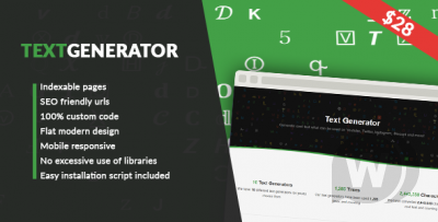 Text Generator - генератор текстов