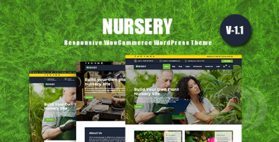 NurseryPlant v1.1.0 - адаптивный WooCommerce шаблон WordPress