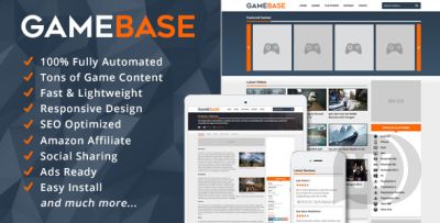GameBase v1.5 - скрипт сайта видеоигр