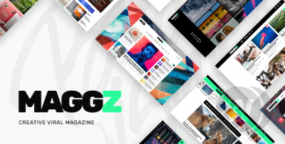 Maggz v1.1 - творческая тема для журнал и блога WordPress