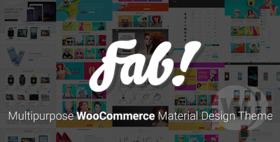 FAB! v1.10.2 - шаблон в стиле Material Design для WooCommerce WordPress
