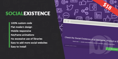 Social Existence - скрипт поиска людей/продукта