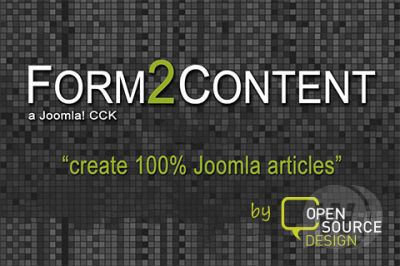 Form2Content PRO v6.17.4 - конструктор контента Joomla