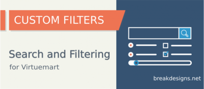 Custom Filters PRO v2.6.3 - фильтр VirtueMart для Joomla
