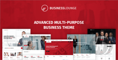 Business Lounge v1.9.5 - бизнес шаблон для WordPress