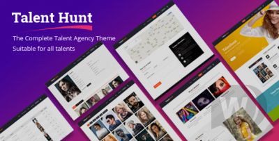 Talent Hunt v1.0.8 - шаблон WordPress для служб управления талантами