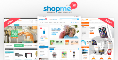 ShopMe v1.6 - HTML шаблон интернет-магазина