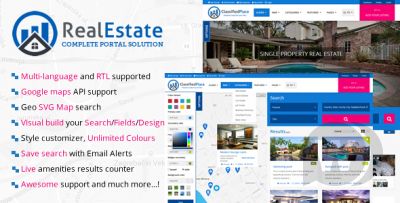 Real Estate Geo Portal v1.6.1 NULLED - скрипт недвижимости
