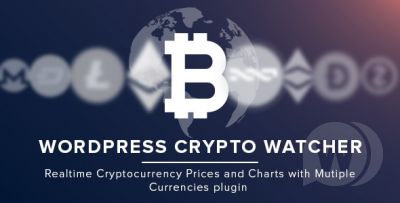 WordPress Crypto Watcher - цены и графики криптовалют для WordPress