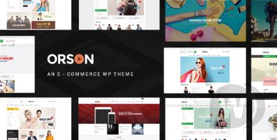 Orson v2.9 - тема WordPress для интернет-магазинов