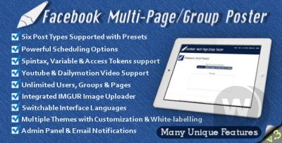 Facebook Multi-Page/Group Poster v3.83 - мультипостинг в Facebook