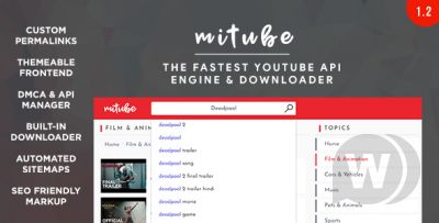 MiTube v1.2 - скрипт видеопортала YouTube API