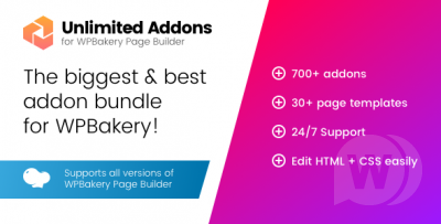 Unlimited Addons v1.0.41  - дополнения для WPBakery Page Builder