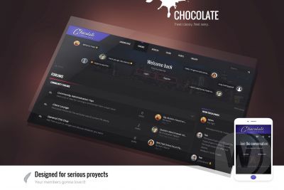 Chocolate 1.1 - темный стиль для IPS 4.3