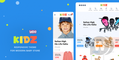 KIDZ v4.20 - шаблон магазина детских товаров WordPress