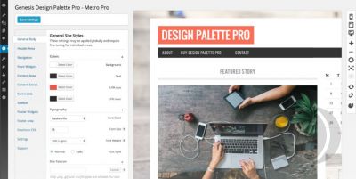 Genesis Design Palette Pro v1.5.1 - конструктор страниц WordPress