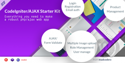 Steller - набор для новичков Codeigniter с AJAX