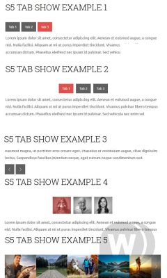 S5 Tab Show v3.3.1 - модуль вкладок для Joomla