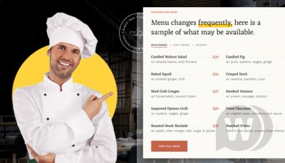 JA Diner v2.0.0 - Joomla шаблон для сайта ресторана