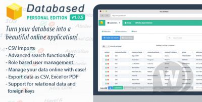 Databased Personal Edition v1.0.6 - менеджер баз данных