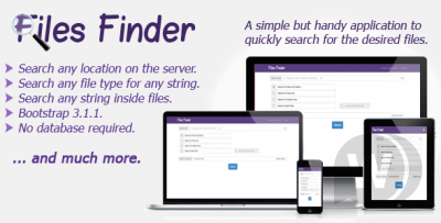 Files Finder v1.2.2 - скрипт поиска файлов