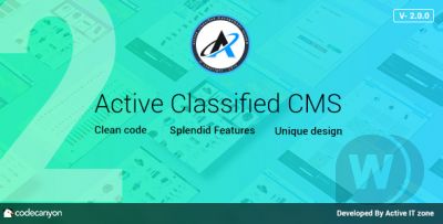 Active Classified CMS v2.0.0 NULLED - доска объявлений