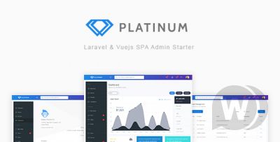 Platinum - админ-панель Laravel & Vuejs SPA