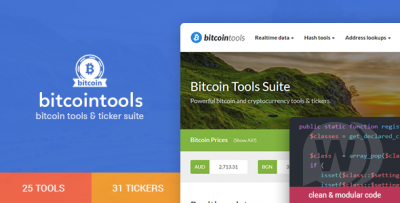 Bitcoin Tools Suite - набор из 50+ инструментов для биткойнов