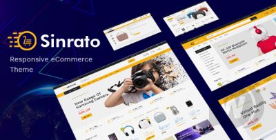 Sinrato - Mega Shop OpenCart 3 шаблон