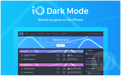 iO Dark Mode 2.4.0.0.0 - темный стиль для XenForo 2
