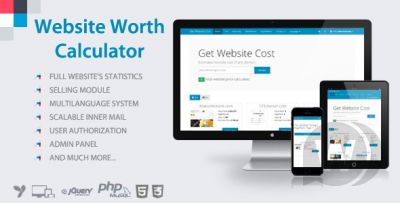 Website Worth Calculator v3.5 - калькулятор стоимости сайта