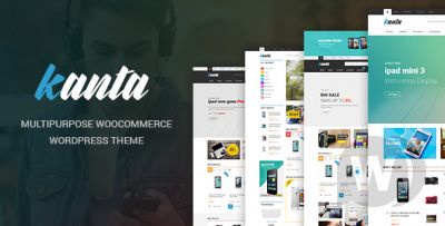 Kanta v2.0 - многофункциональная WordPress тема для WooCommerce