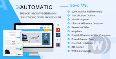 Automatic v2.1 - шаблон интернет-магазина электроники WooCommerce