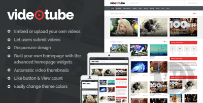 VideoTube v3.4.3.7 - шаблон для видео-портала WordPress