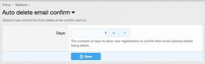 Auto delete email confirm 1.1 - удаление неподтвержденных регистраций XenForo 2