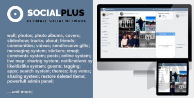 Social Plus v1.1.7 - скрипт социальной сети