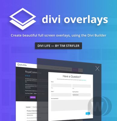 Divi Overlays v2.8.8.1 NULLED - всплывающие окна для Divi WordPress