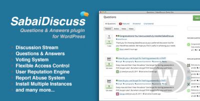 Sabai Discuss v1.4.9 - плагин вопросов и ответов WordPress
